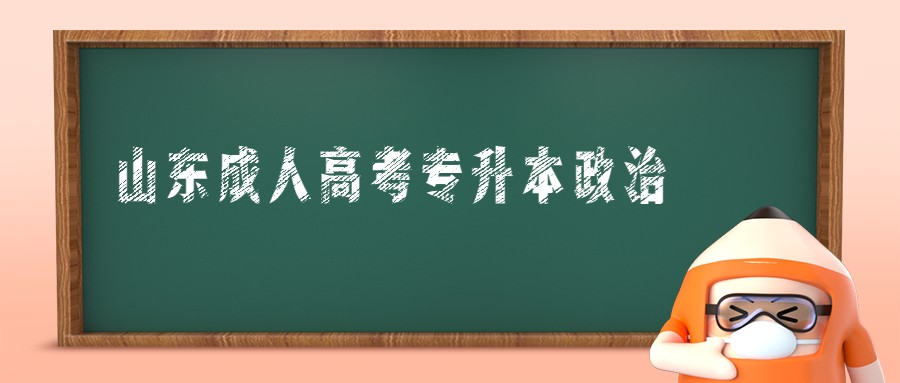 山东成人高考专升本政治