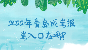 青岛成考报考入口