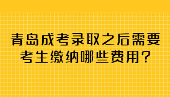 青岛成考录取