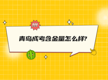 青岛成考含金量怎么样?